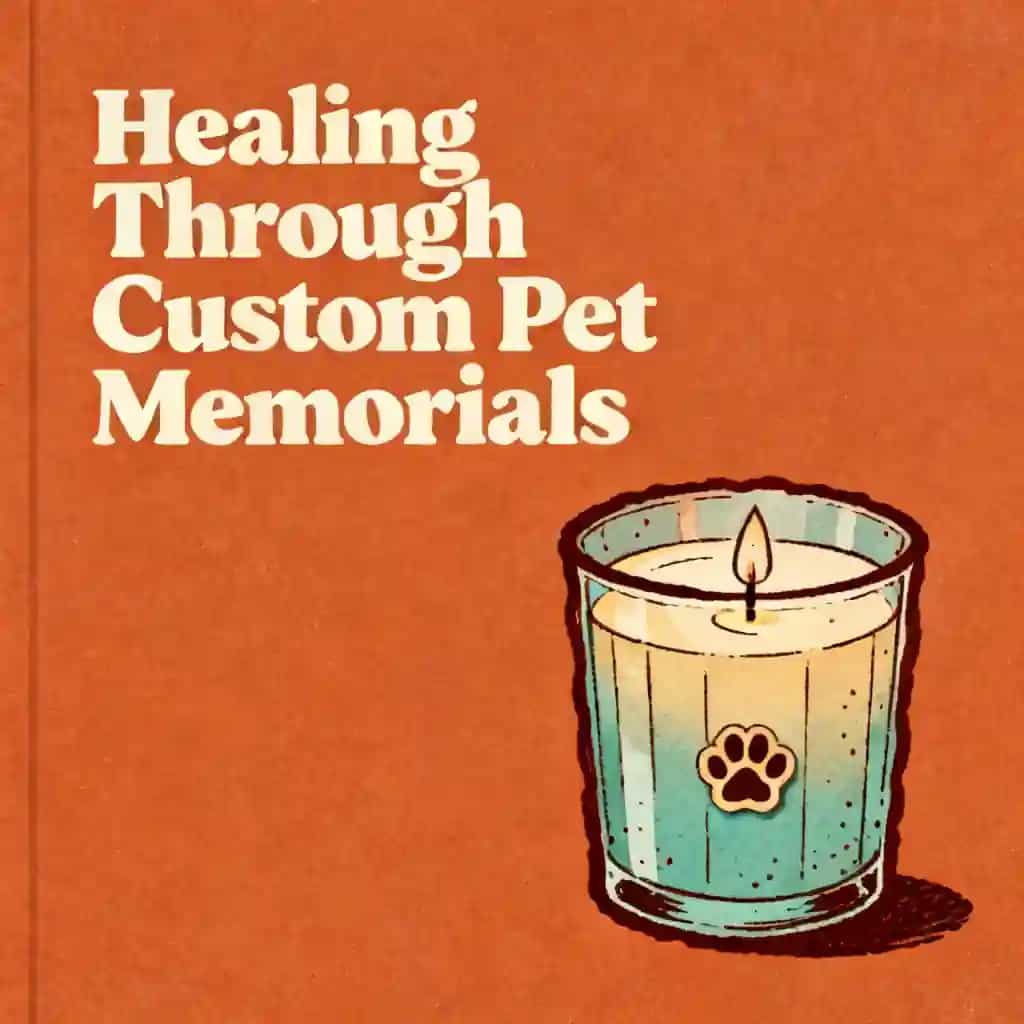 Healing Through Personalized Pet Memorials book cover