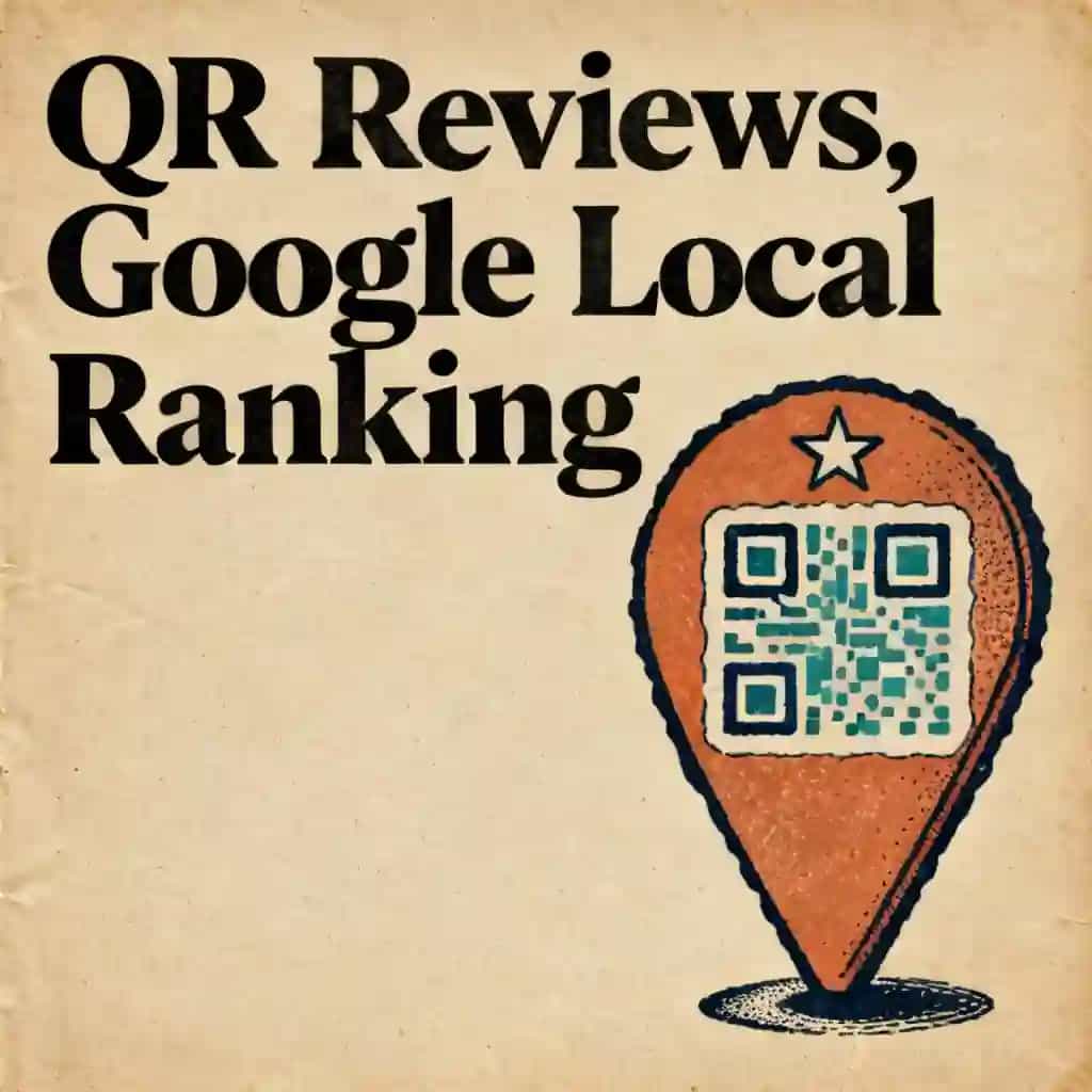 Buchcover von QR codes for Google reviews and local SEO ranking