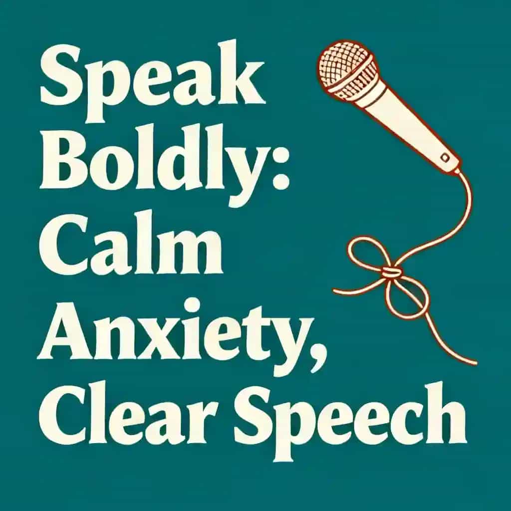 Portada del libro Speak With Confidence: Overcome Anxiety & Stuttering