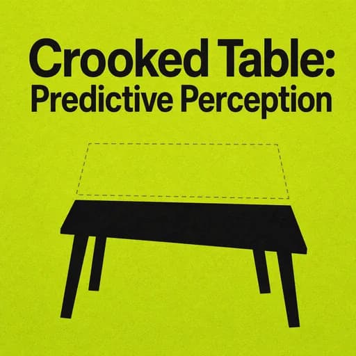 The Crooked Table: Perception and Predictive Coding Explained