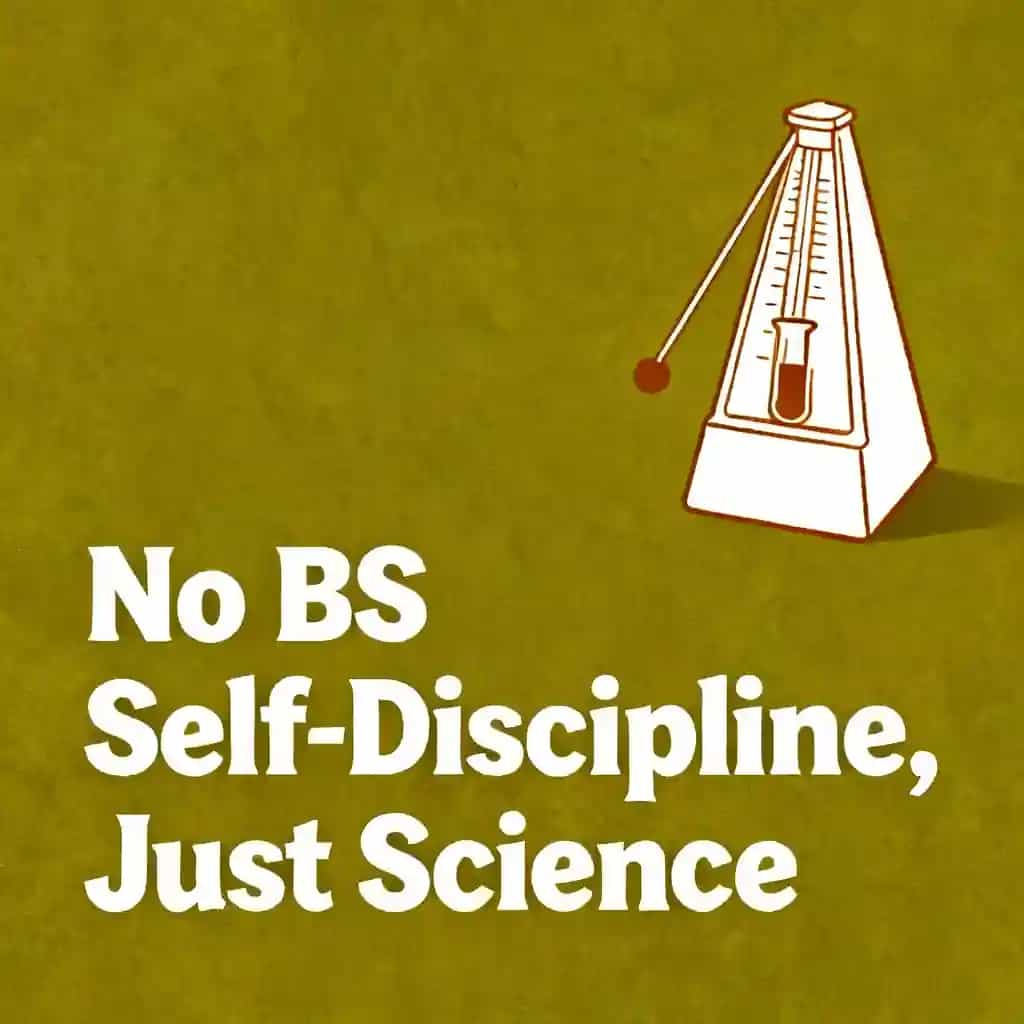 Couverture du livre Real Self-Discipline: No BS, Just Science