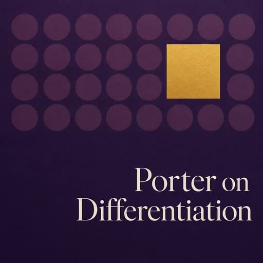 Understanding Michael Porter: The Art of Being Unique