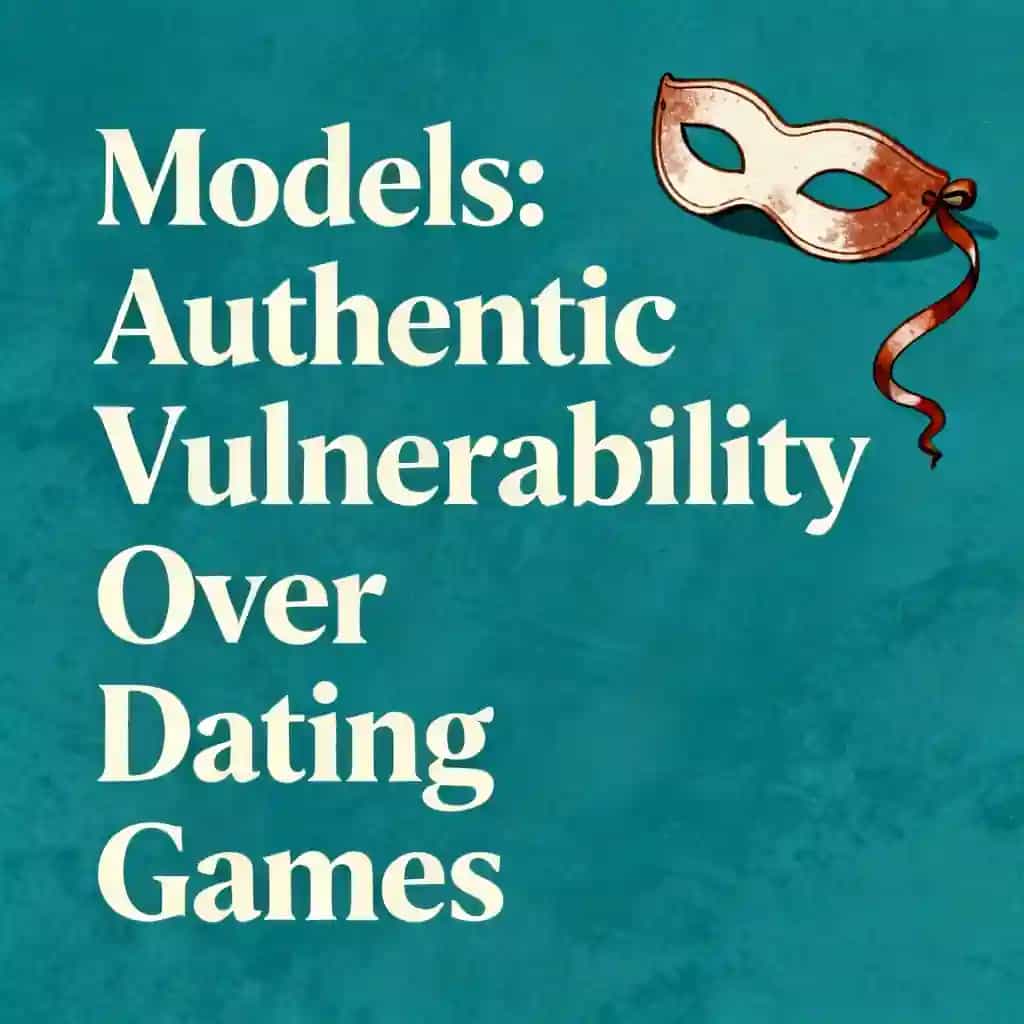 Models: Authentic Vulnerability Over Dating Games 책 표지
