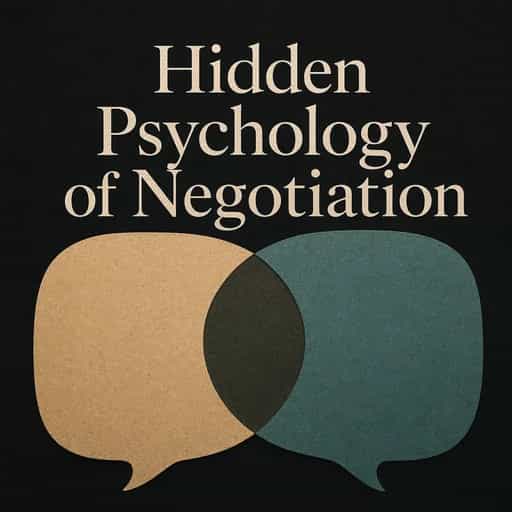 Buchcover von The hidden psychology behind every great negotiation