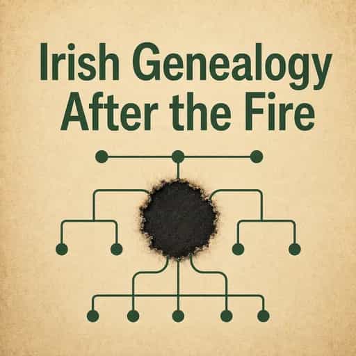 Copertina del libro Irish Genealogy: Beyond the 1922 Fire