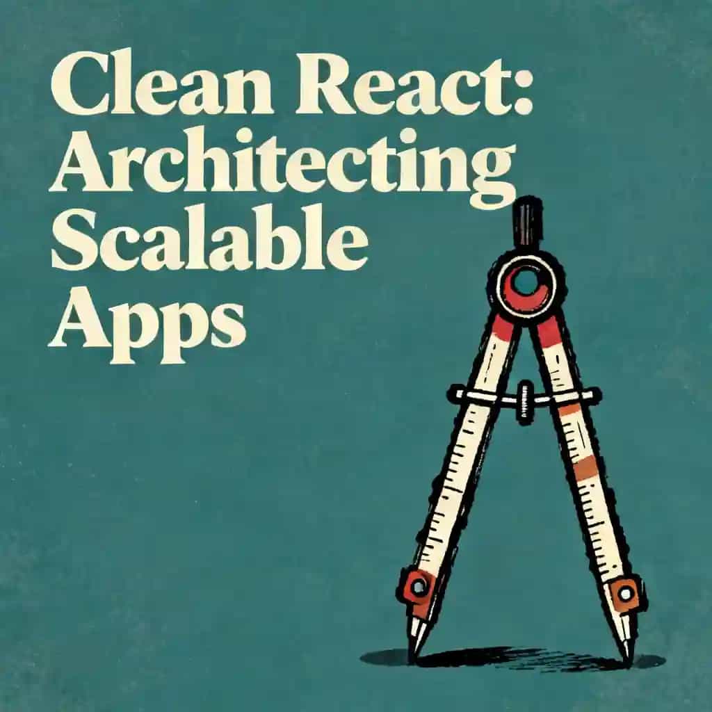 The Clean React Playbook: Architecting Scalable Apps 책 표지