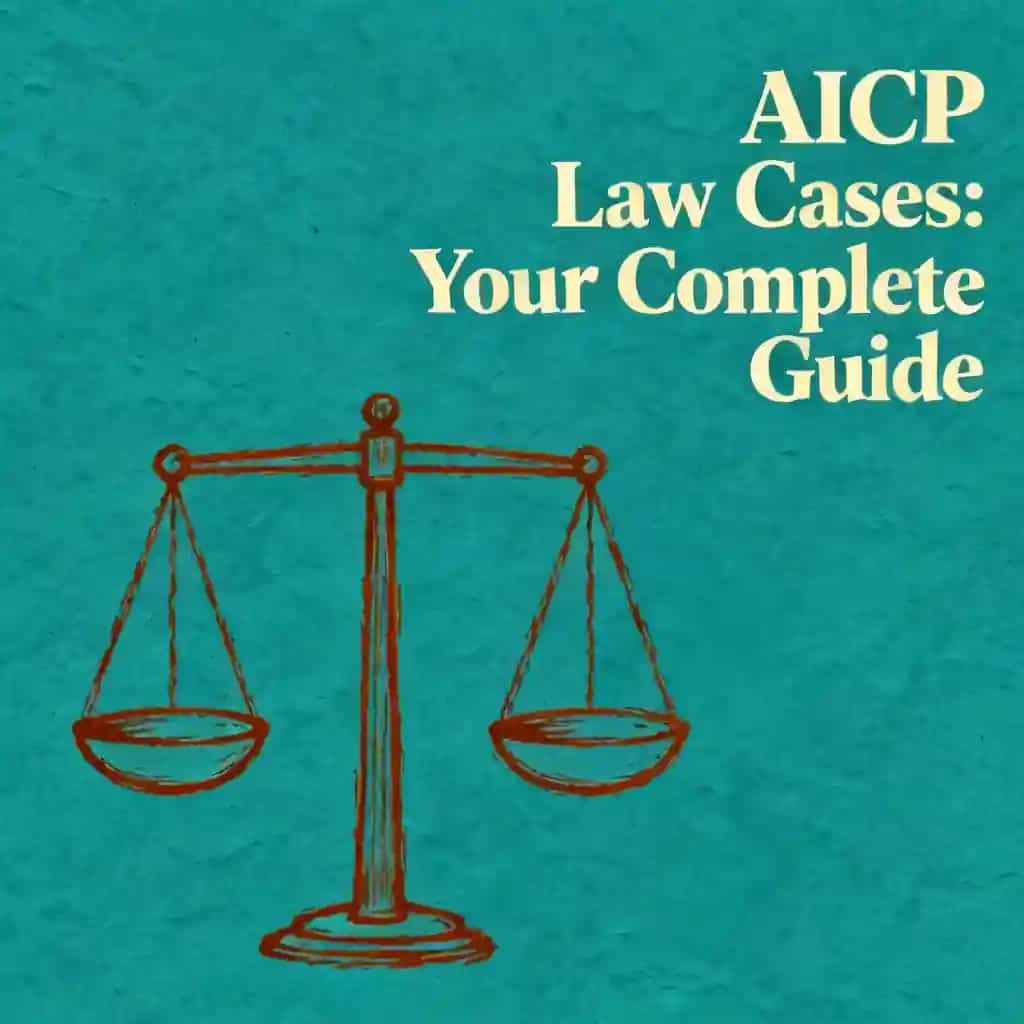 Capa do livro Master AICP Exam Law Cases: Your Complete Guide