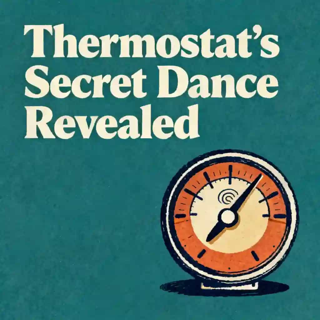The Thermostat's Secret Dance: HVAC Control Revealed book cover