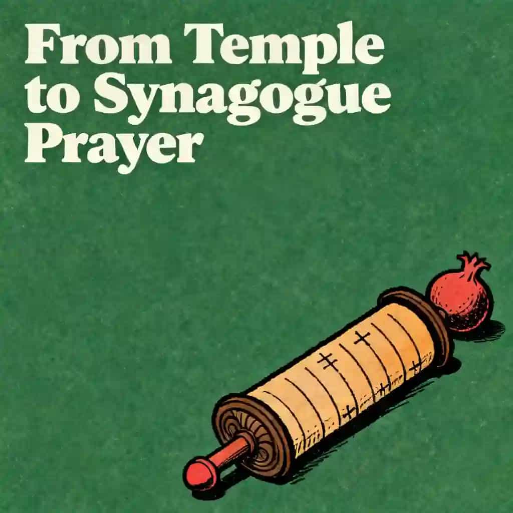 Sacred Transition: Temple to Synagogue Prayer book cover