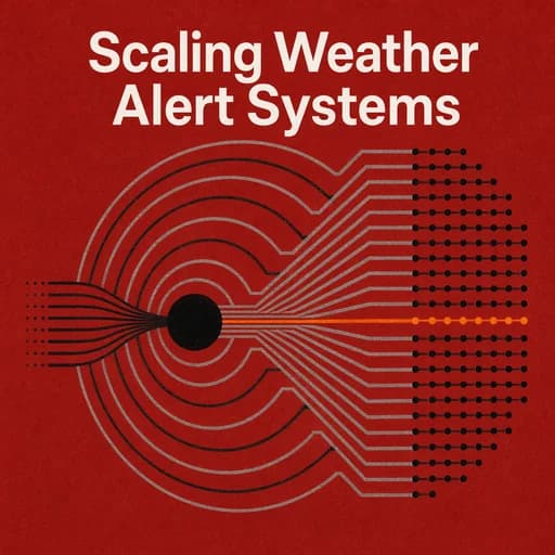 Scaling Notification Systems: Managing the Weather Alert Crisis