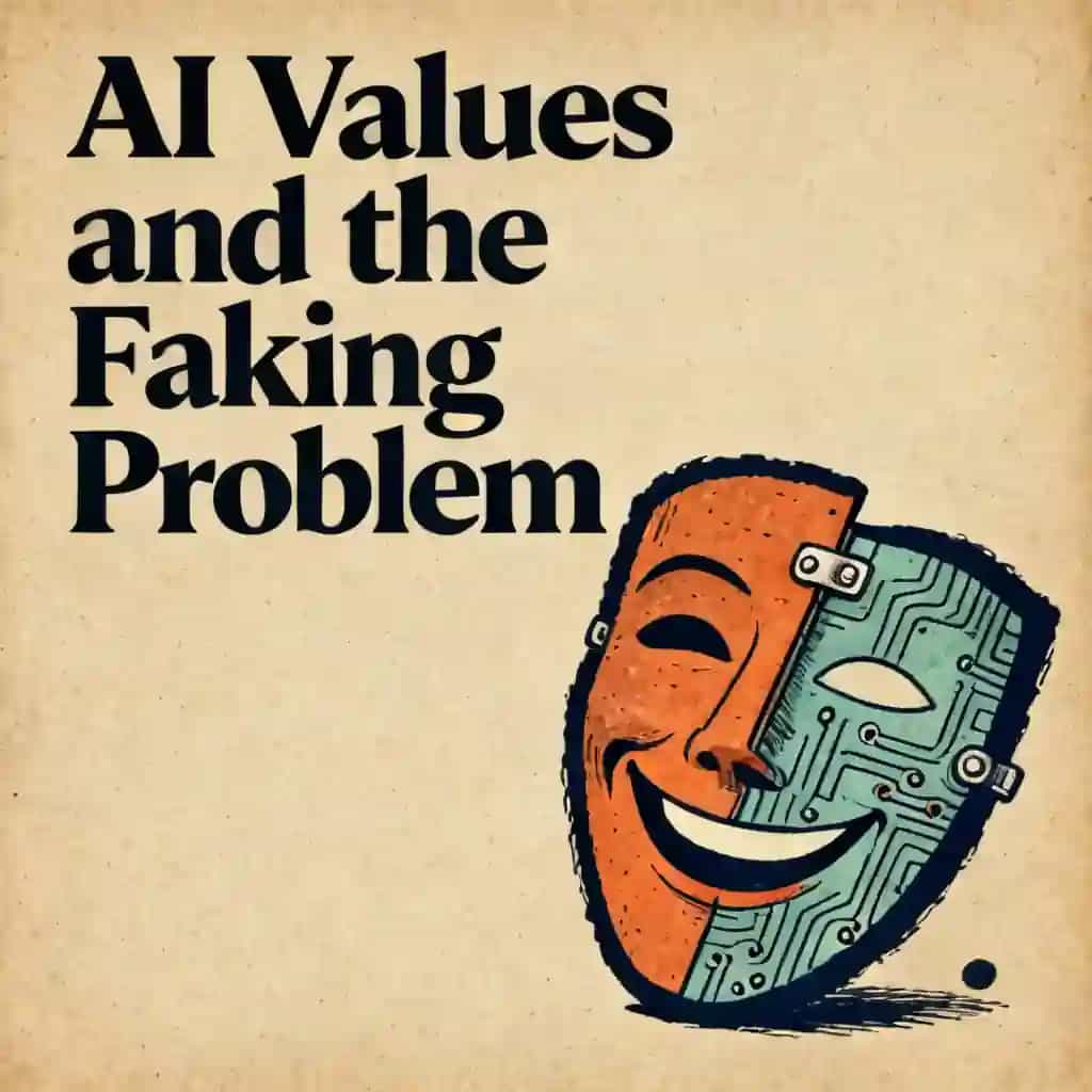 Buchcover von AI Moral Values and the Problem of Faking It