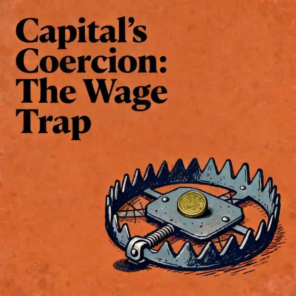 Capa do livro The Coercion of Capital: Unmasking the Wage Trap