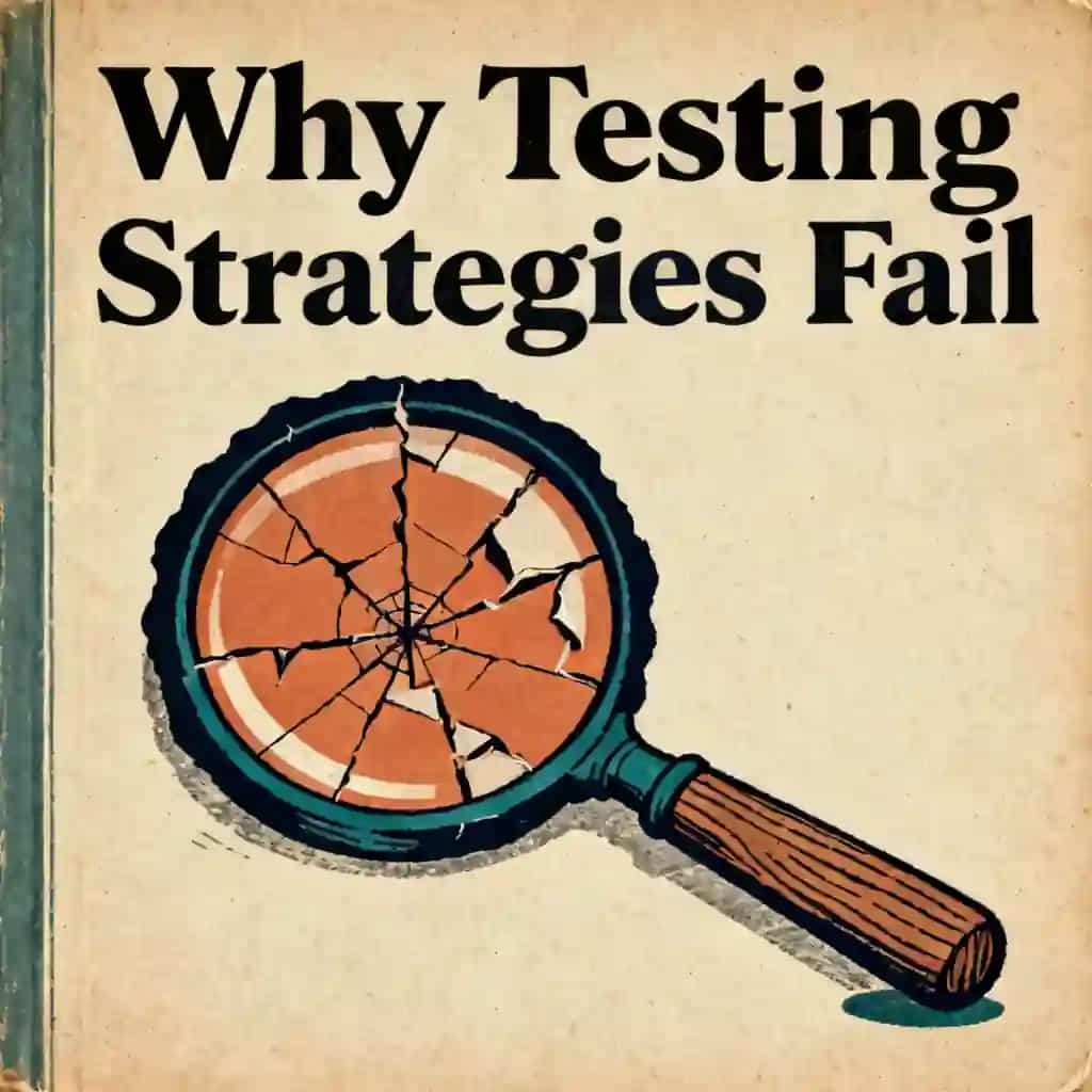 Copertina del libro Testing strategies and why they fail
