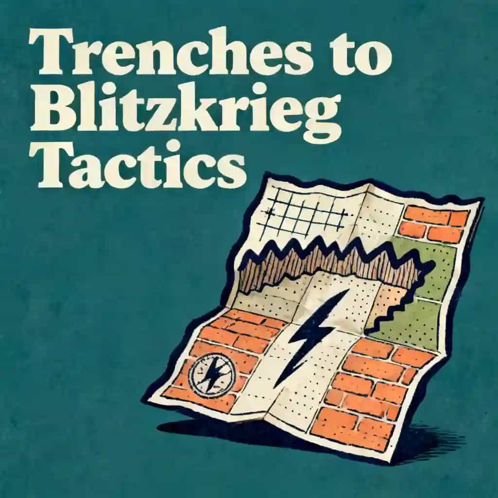 From Trenches to Blitzkrieg: WWI and WWII Tactics 책 표지