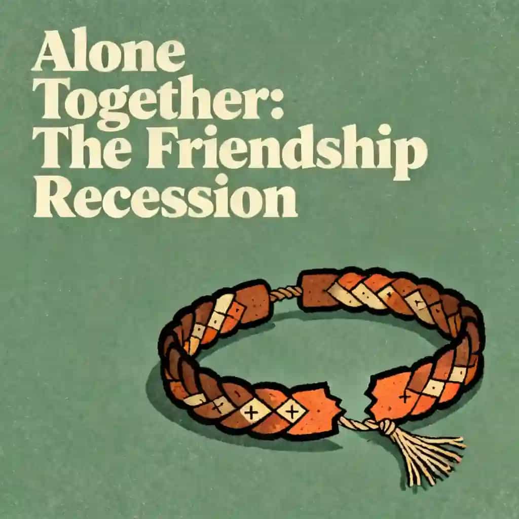 Copertina del libro The Friendship Recession