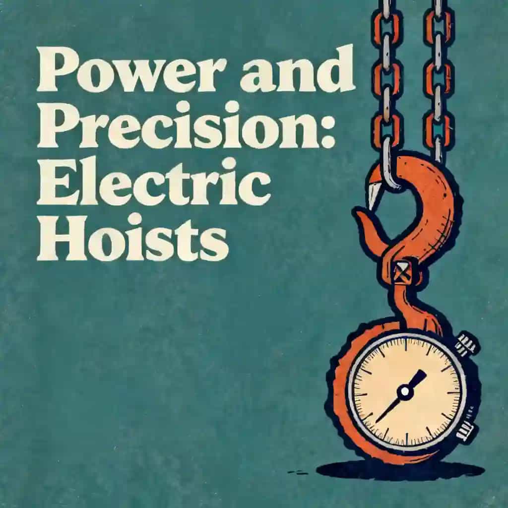 Buchcover von Electric chain hoists: balancing power and precision