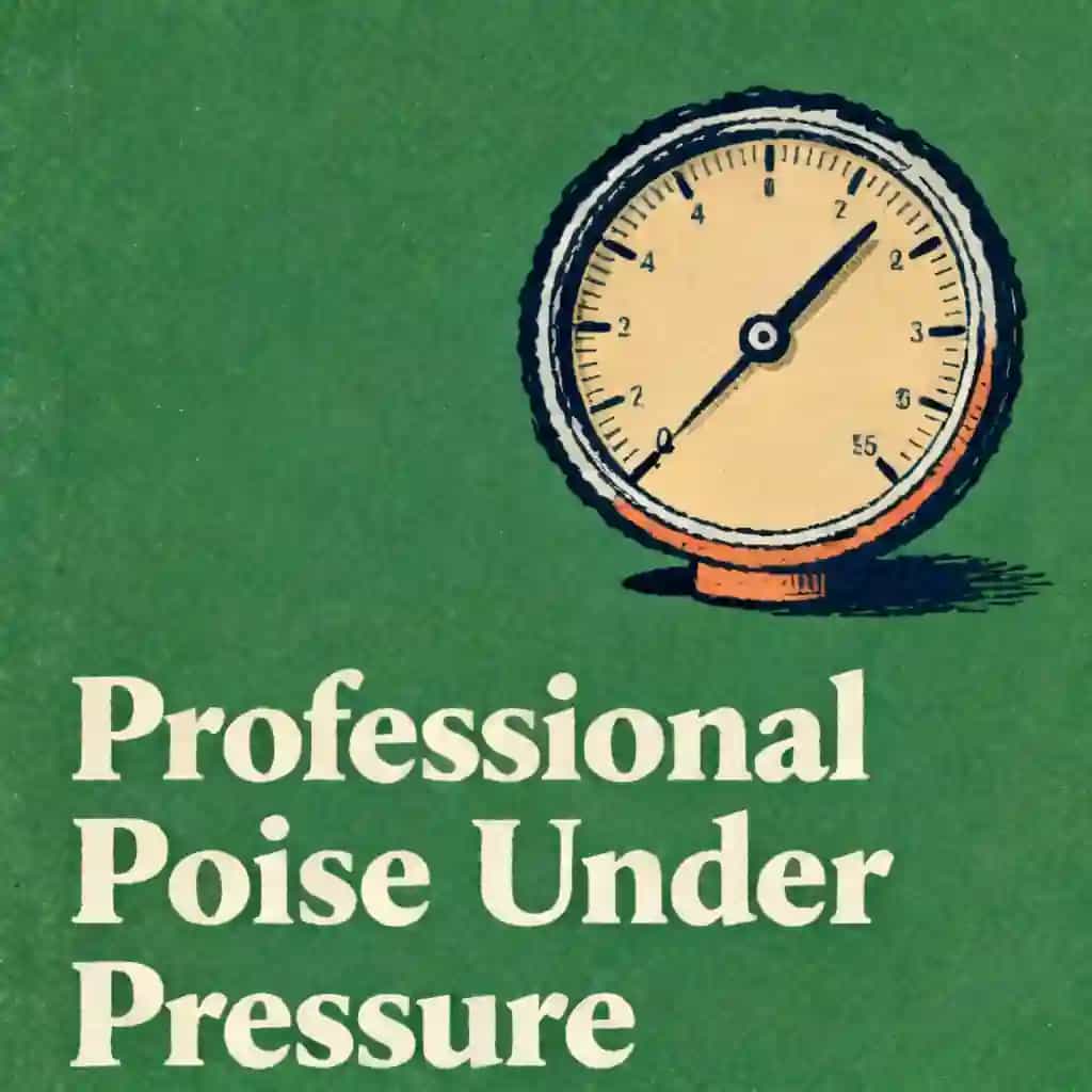 Professional Composure Under Pressure 책 표지