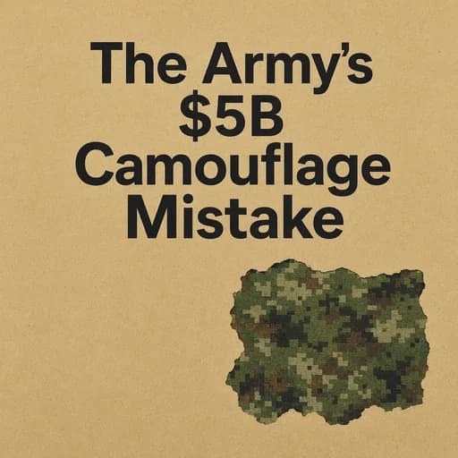 The U.S. Army’s $5 Billion UCP Camouflage Mistake