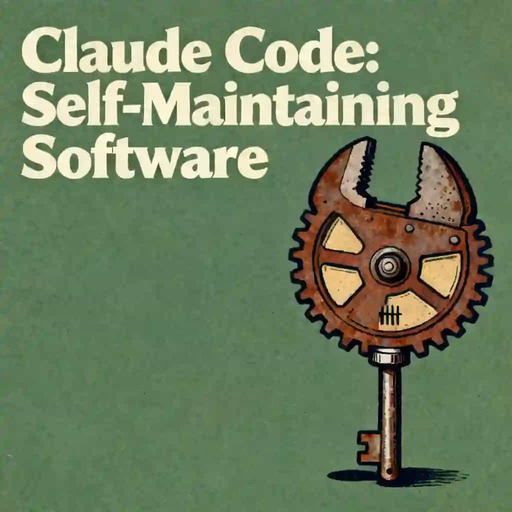 Buchcover von Self-Maintaining Software with Claude Code