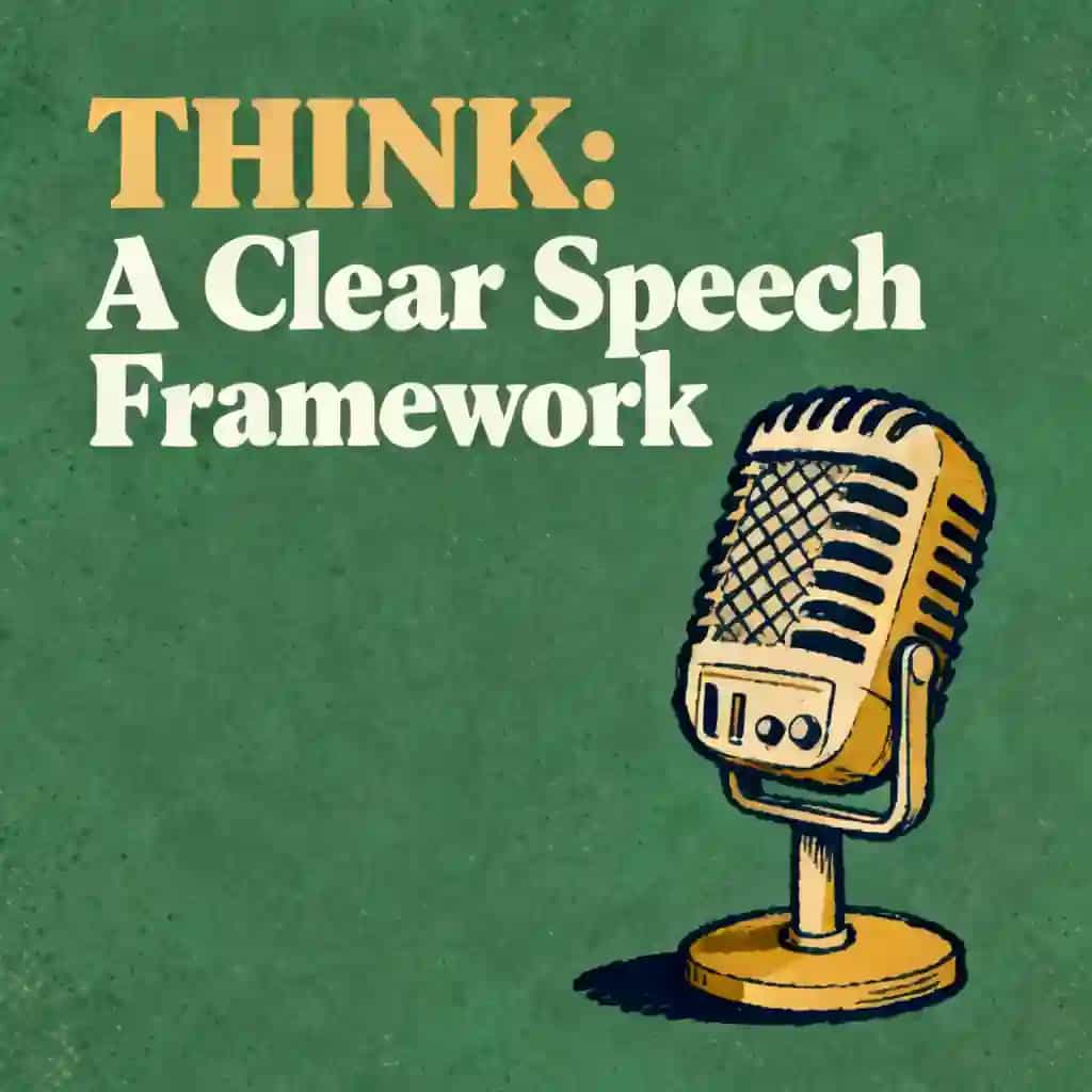 Buchcover von The THINK Framework for Clearer Speech
