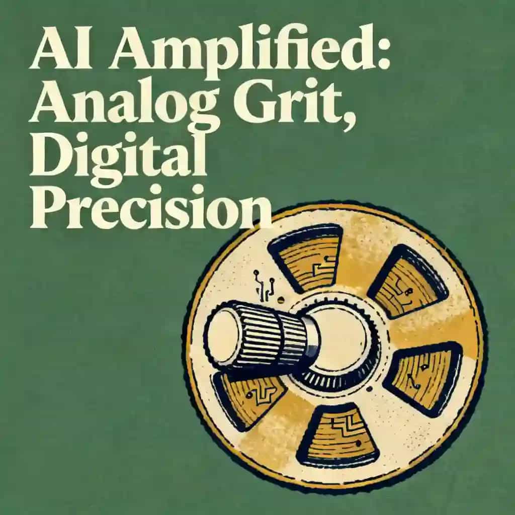 Buchcover von AI Amplifier: Analog Grit and Digital Precision