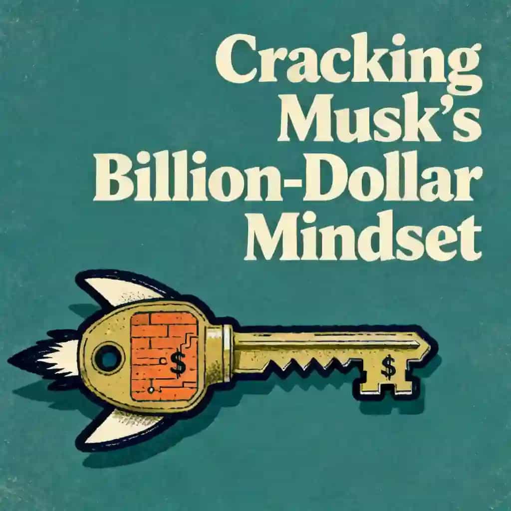 Buchcover von Decoding Musk's Billion-Dollar Mindset