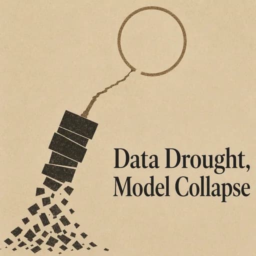The Data Drought and Model Collapse: AI's Human Text Shortage