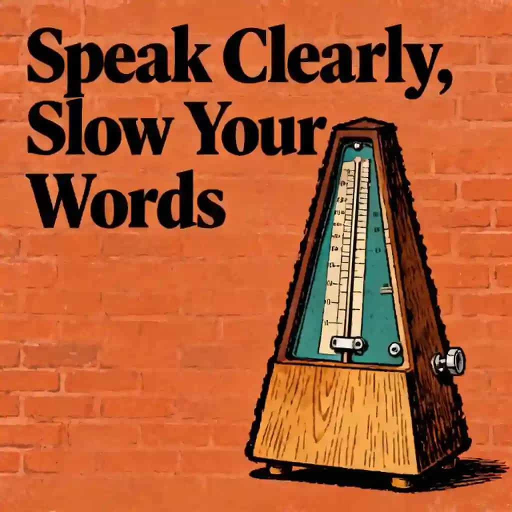 Buchcover von How to speak clearly and stop rushing your words