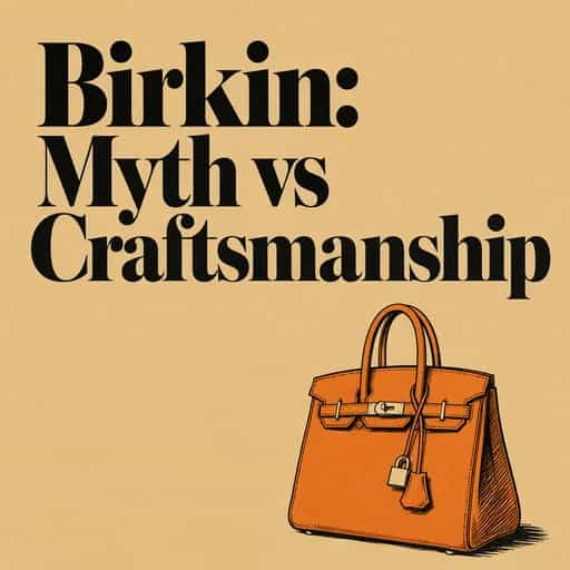 Обложка книги The Hermès Birkin: Myth vs. Craftsmanship