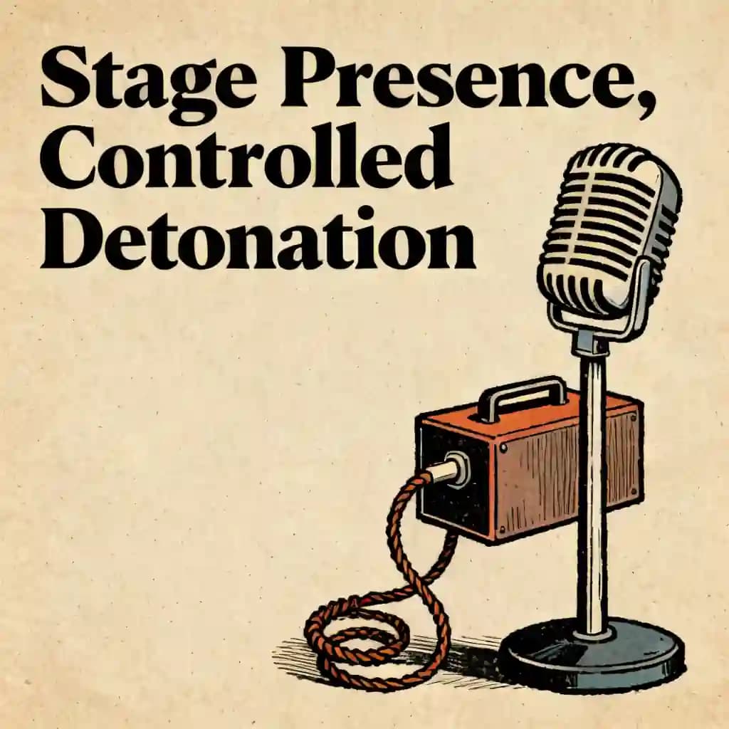 Stage Presence as Controlled Detonation: The Art of High-Energy Charisma