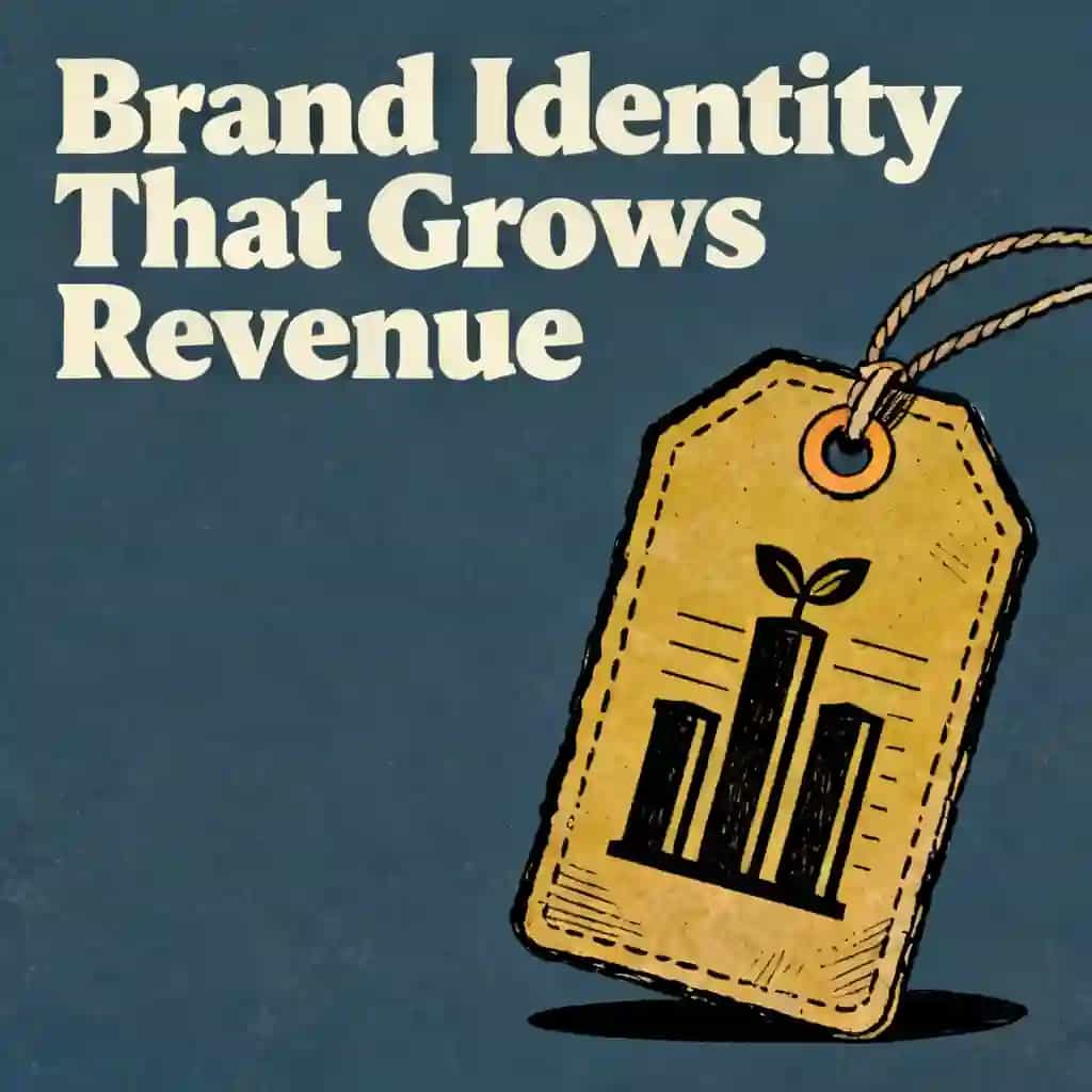 Building a brand identity that actually grows revenue 책 표지