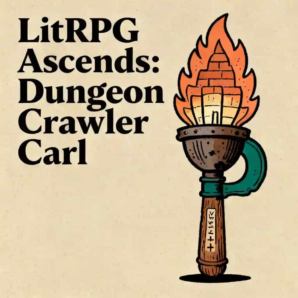 The Rise of LitRPG: Dungeon Crawler Carl book cover