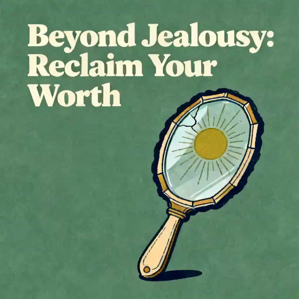 Copertina del libro Stop feeling jealous and reclaim your worth