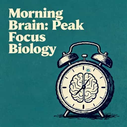 Copertina del libro The Morning Brain: Biology of Peak Focus
