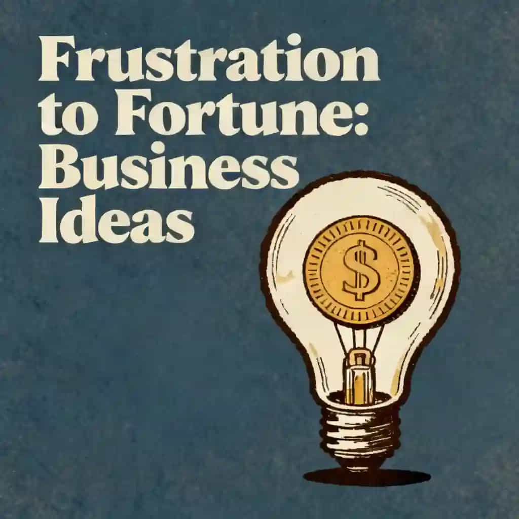 From Frustration to Fortune: Business Ideas book cover
