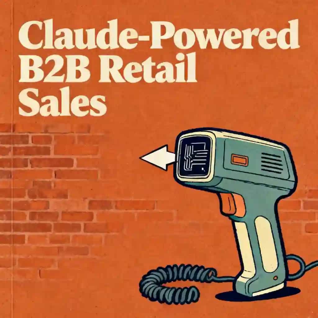 Buchcover von Using Claude for B2B Retail Tech Sales and AI