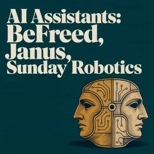 Capa do livro AI Assistance: BeFreed, Janus, and Sunday Robotics