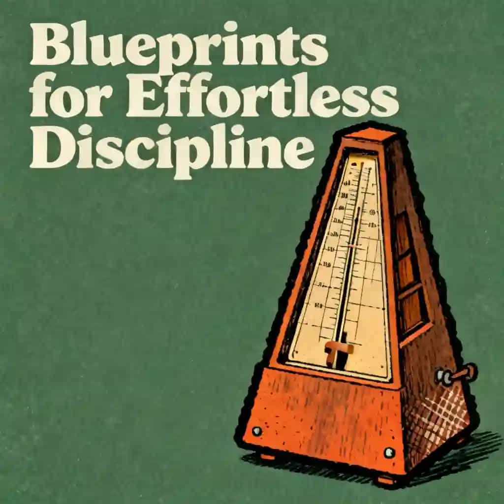 Copertina del libro The Architecture of Effortless Discipline