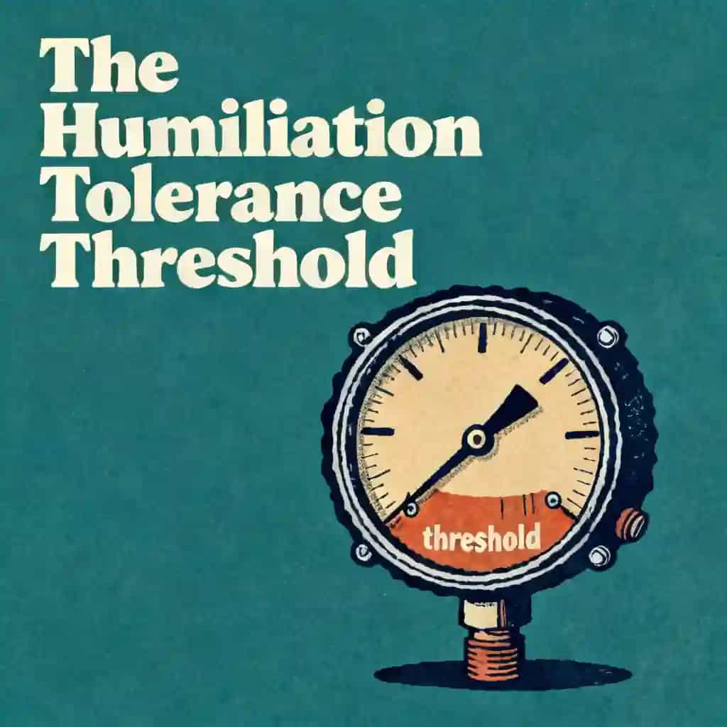 The Humiliation Tolerance の書籍表紙