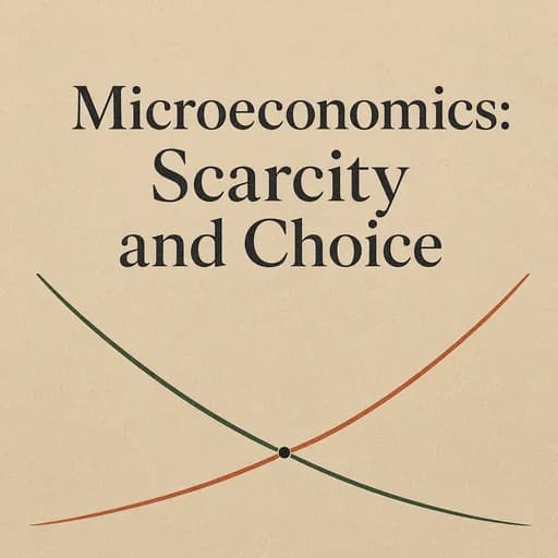 Microeconomics: The Science of Scarcity and Constrained Optimization