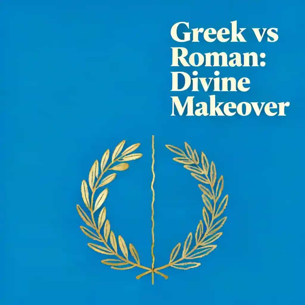 Buchcover von Greek vs Roman Gods: Divine Cultural Makeover