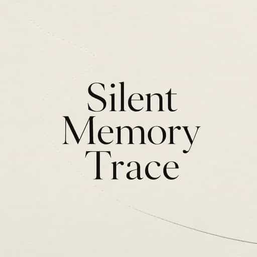 The Silent Memory Trace 책 표지