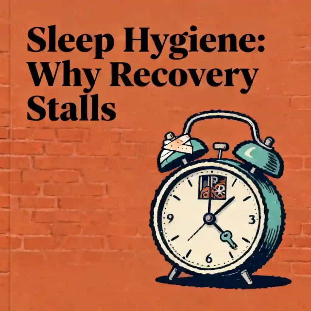 Buchcover von Sleep hygiene and why your recovery is stalling