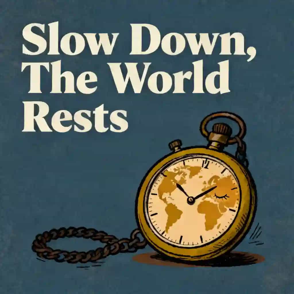 Slowing Down: The World Rests With You の書籍表紙