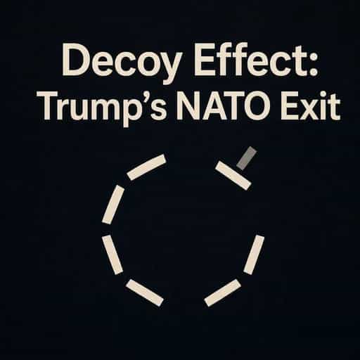 Copertina del libro The Decoy Effect: Trump’s NATO Exit