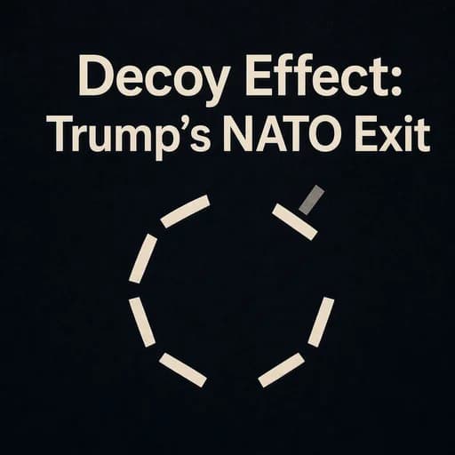 The Decoy Effect: Trump’s NATO Exit and Secret Service Deception