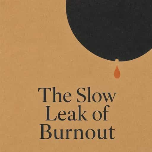 Capa do livro Burnout, the Slow Leak You Never Noticed