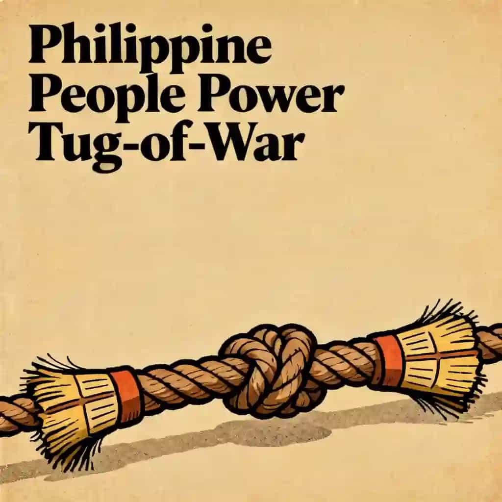 Buchcover von People Power: The Philippine Tug of War