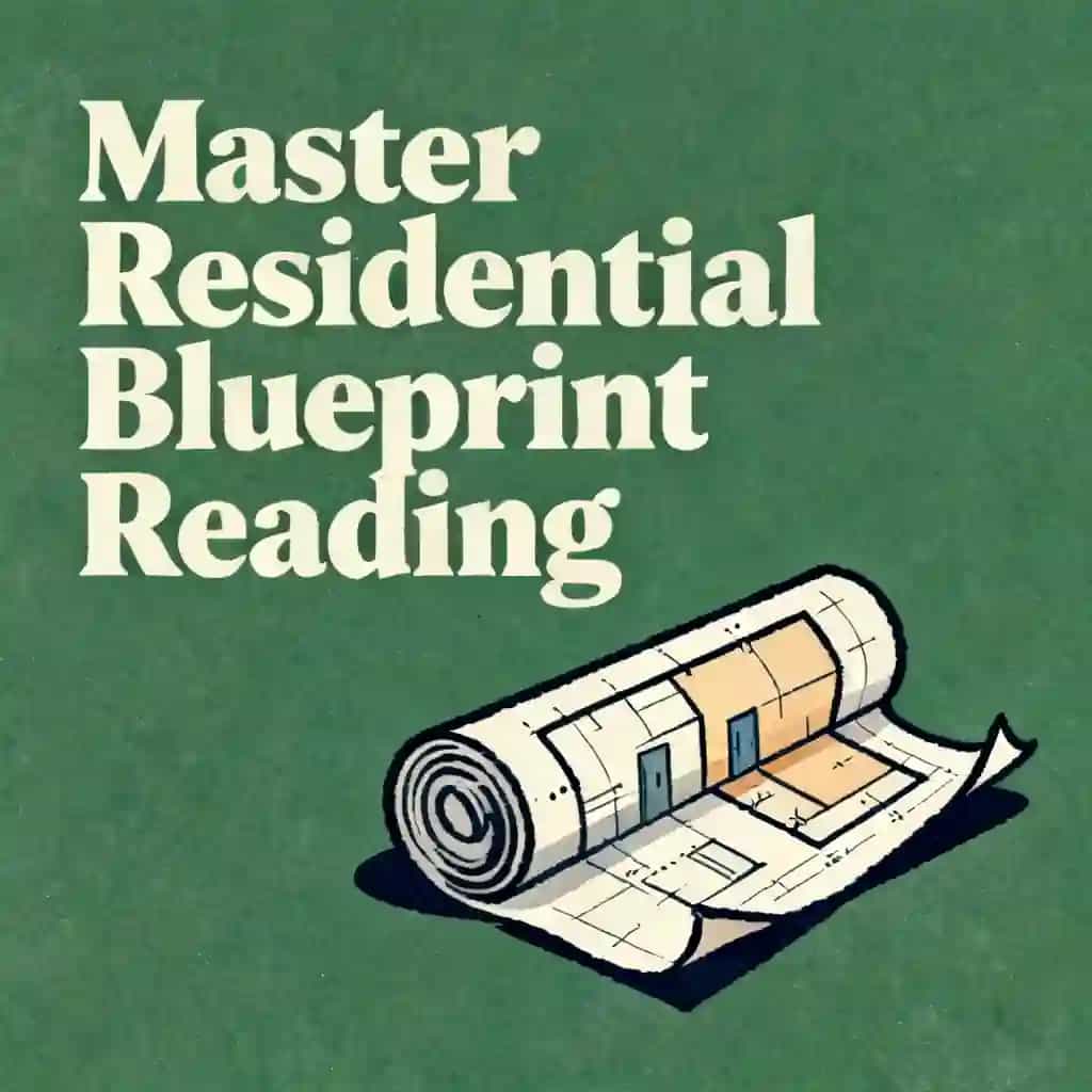 Mastering Residential Blueprint Reading 책 표지