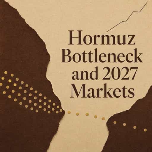 The Hormuz Bottleneck: Gold, Rates, and the 2027 Economy 책 표지